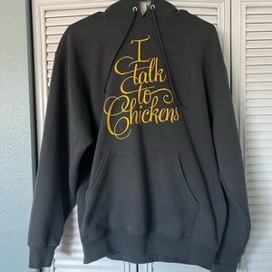 Grey Chicken Hoodie